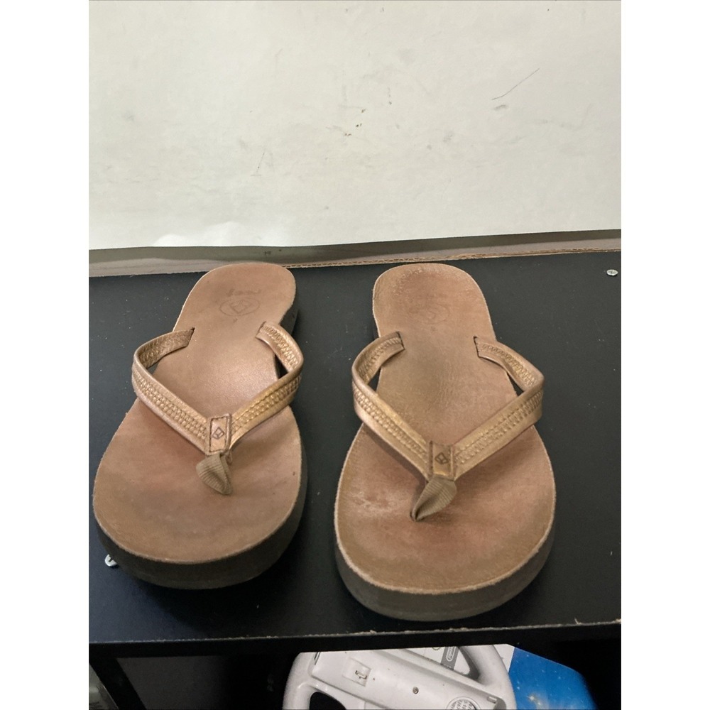 Women's Reef Sandals Metallic Bronze Size 8